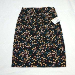 NEW LulaRoe Cassie Skirt  Womens Size Large  Multicolor Stretch
